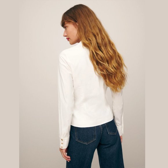 Reformation Carson top | White🎉SALE🎀 NEW - Picture 3 of 7